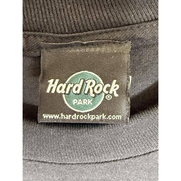 Hard Rock Park Myrtle Beach Grand Opening 2008 Graphic T Shirt Mens XL Black - Picture 3 of 5